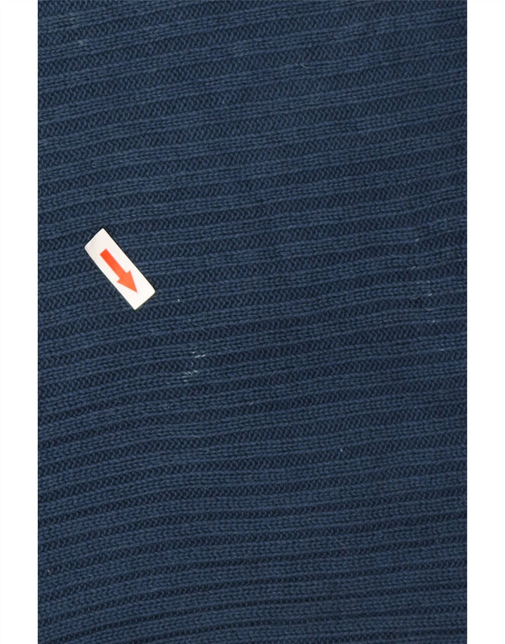 CALVIN KLEIN JEANS Suéter masculino com gola redonda e grande azul