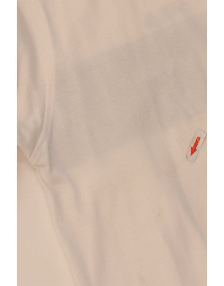 Fila Mens Tracksuit Top Jacket Pequeno Algodão Colourblock Branco