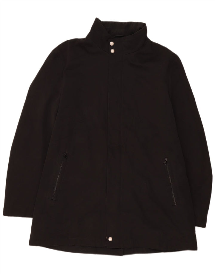 Sobretudo masculino Hugo Boss EU 56 3XL poliéster preto