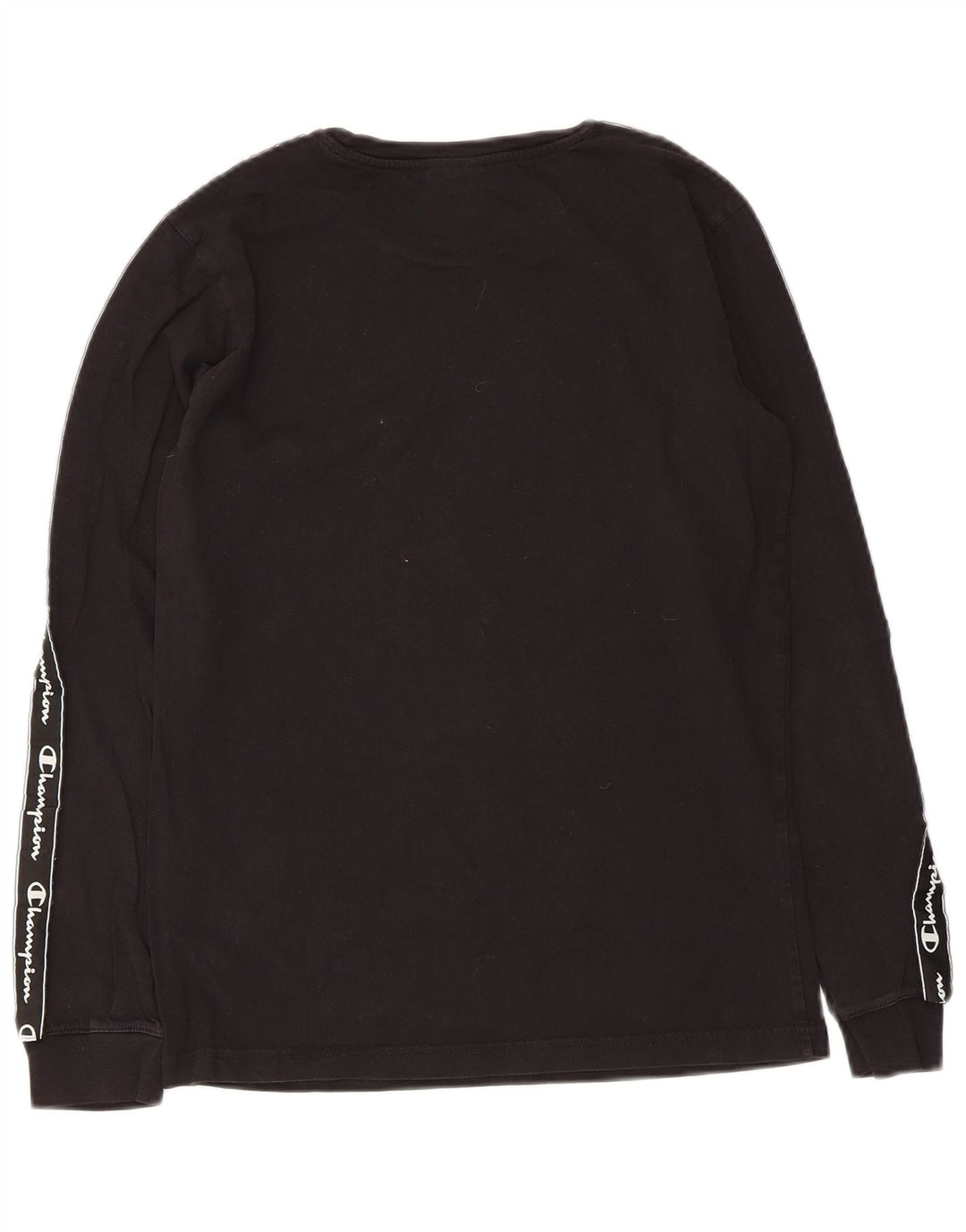 Champion Boys Graphic Top Manga Comprida 13-14 Anos XL Preto