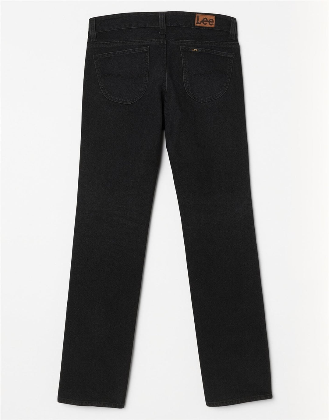 Jeans retos femininos Lee W30 L32 algodão preto