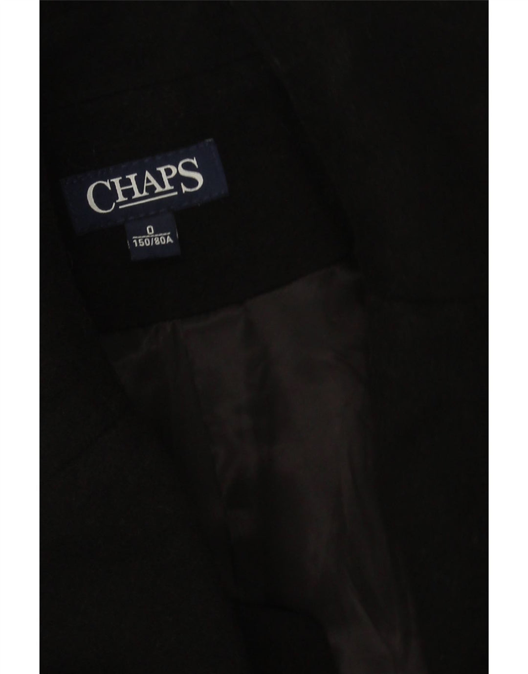 Sobretudo feminino superdimensionado Chaps US 0 XS preto