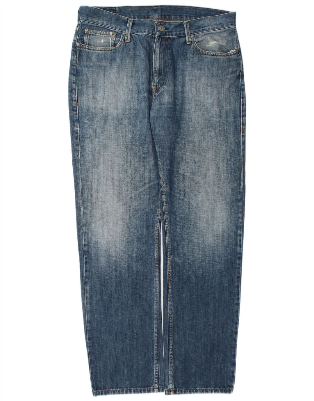 Casucci Calça Jeans Reta Masculina W38 L32 Azul Algodão