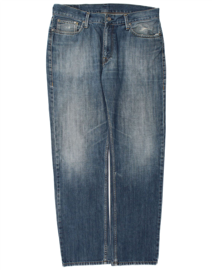 Casucci Calça Jeans Reta Masculina W38 L32 Azul Algodão