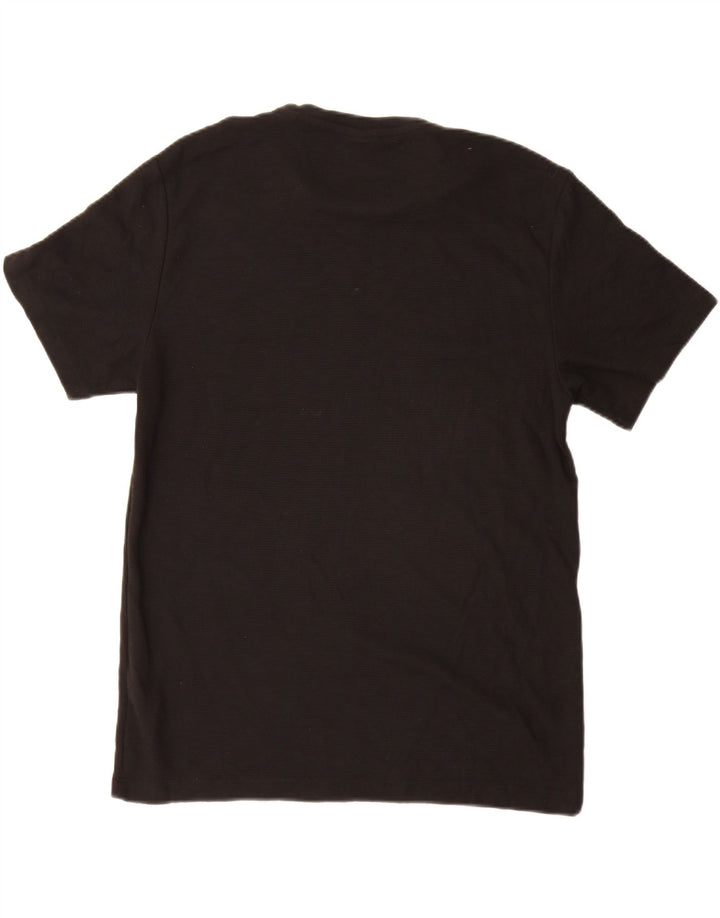 Camiseta masculina ZARA grande poliéster preto