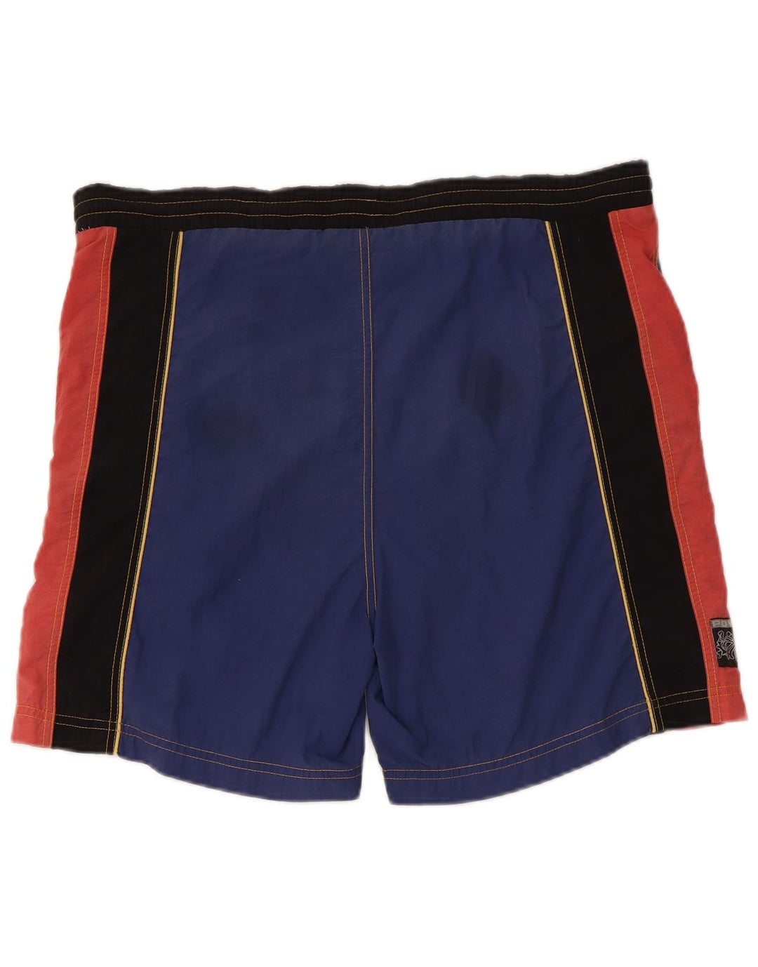 Shorts de natação masculino Lotto Graphic IT 46 pequeno azul marinho Colourblock Nylon
