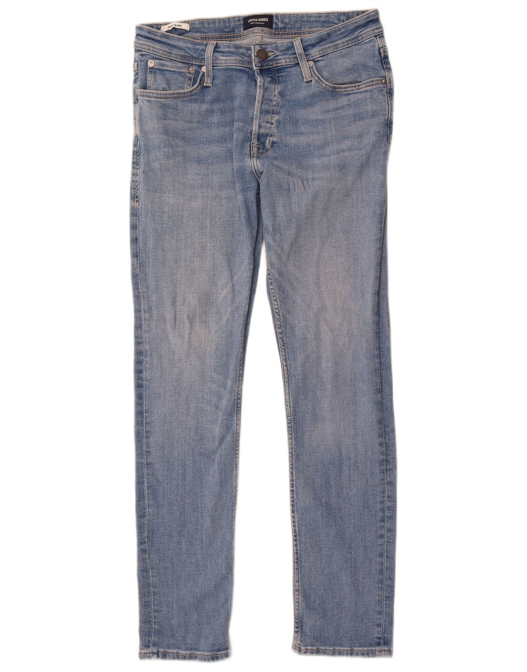Jack & Jones Masculino GLENN Slim Jeans W31 L30 Azul Algodão