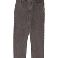 Calça jeans feminina Levi's 501 Straight W29 L28 algodão cinza