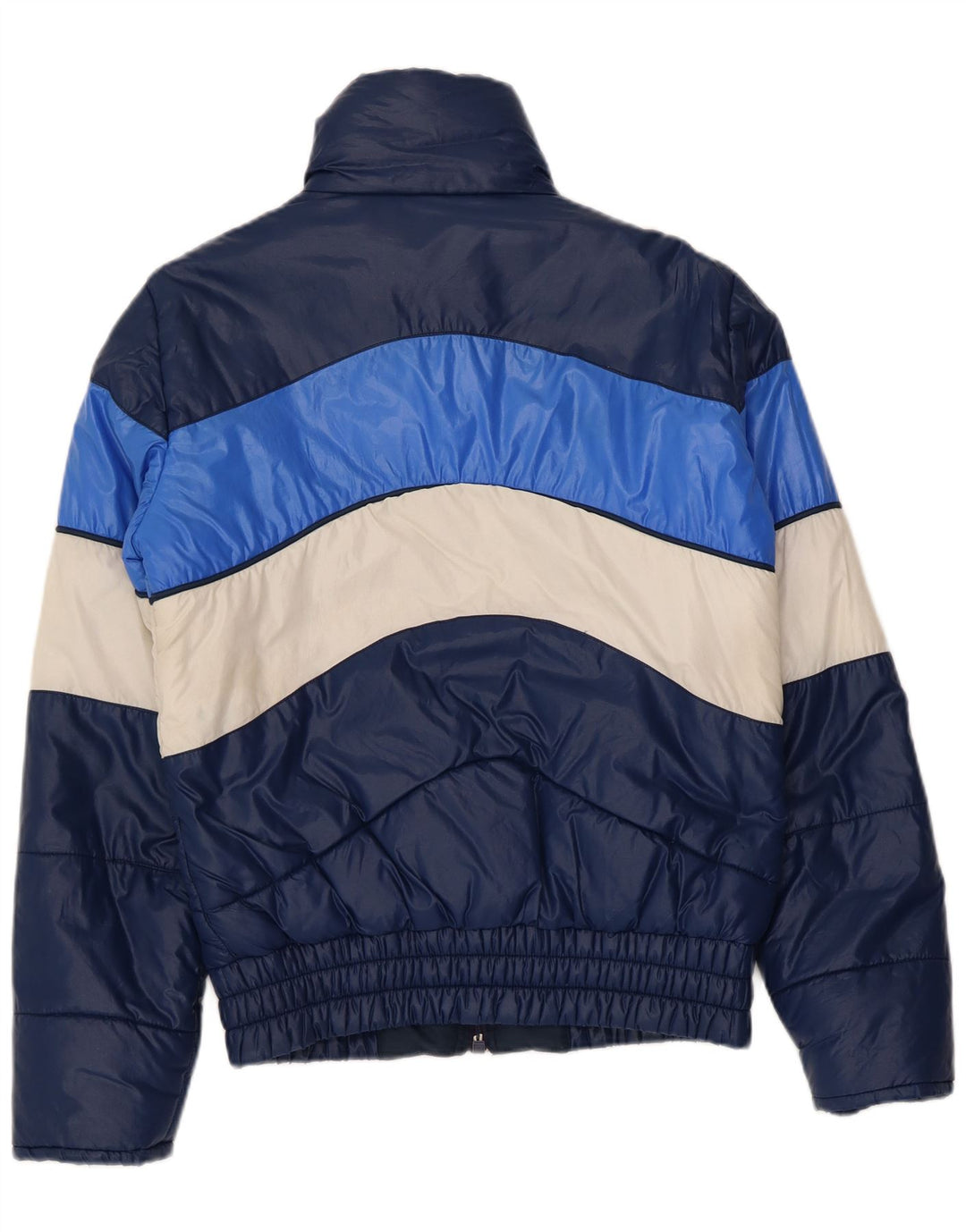 Jaqueta acolchoada masculina Belfe IT 46 pequena azul marinho Colourblock poliamida