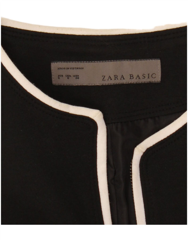 Jaqueta Blazer Feminina ZARA UK 10 Pequena Preta