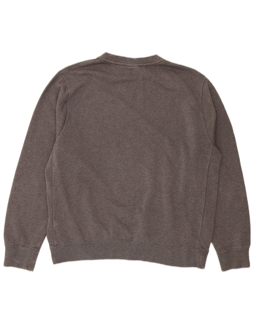 NIKE Mens Moletom Jumper Grande Algodão Cinza