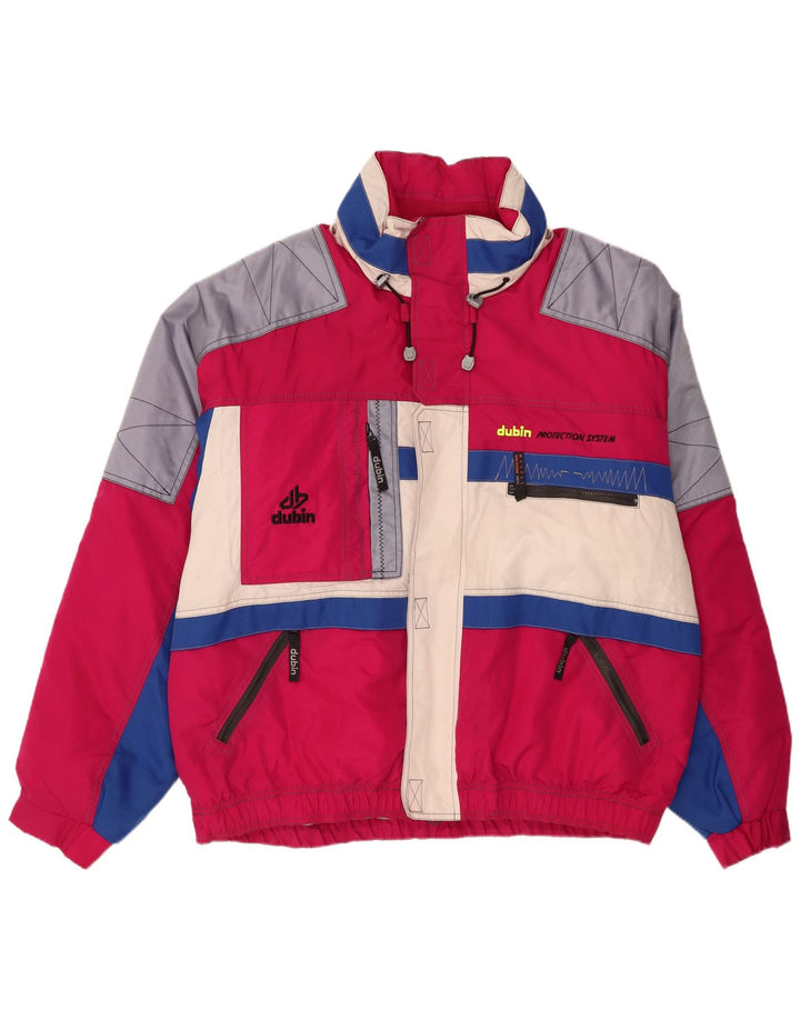 Jaqueta de esqui masculina Dubin IT 58 4XL rosa Colourblock Nylon