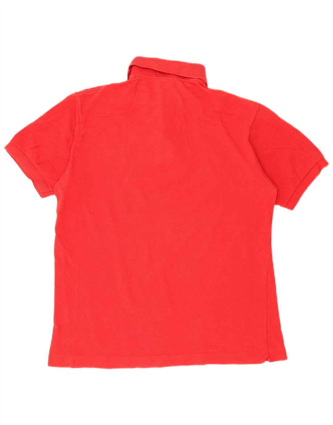 Camisa polo masculina Lacoste tamanho 4 médio algodão vermelho
