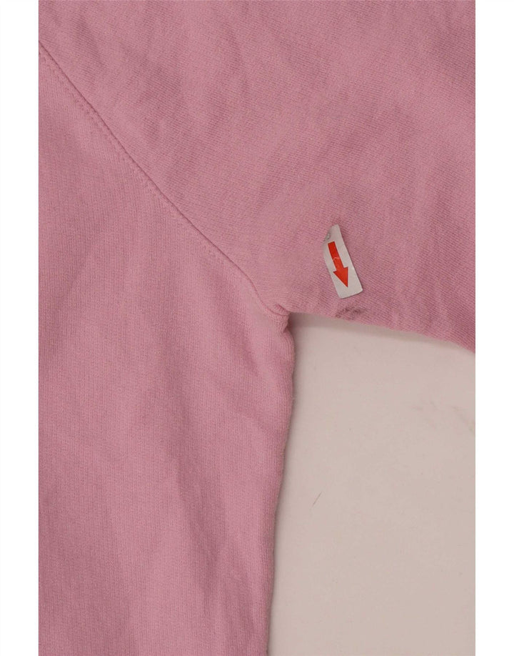 Jumper de moletom gráfico feminino Champion UK 10 pequeno poliéster rosa