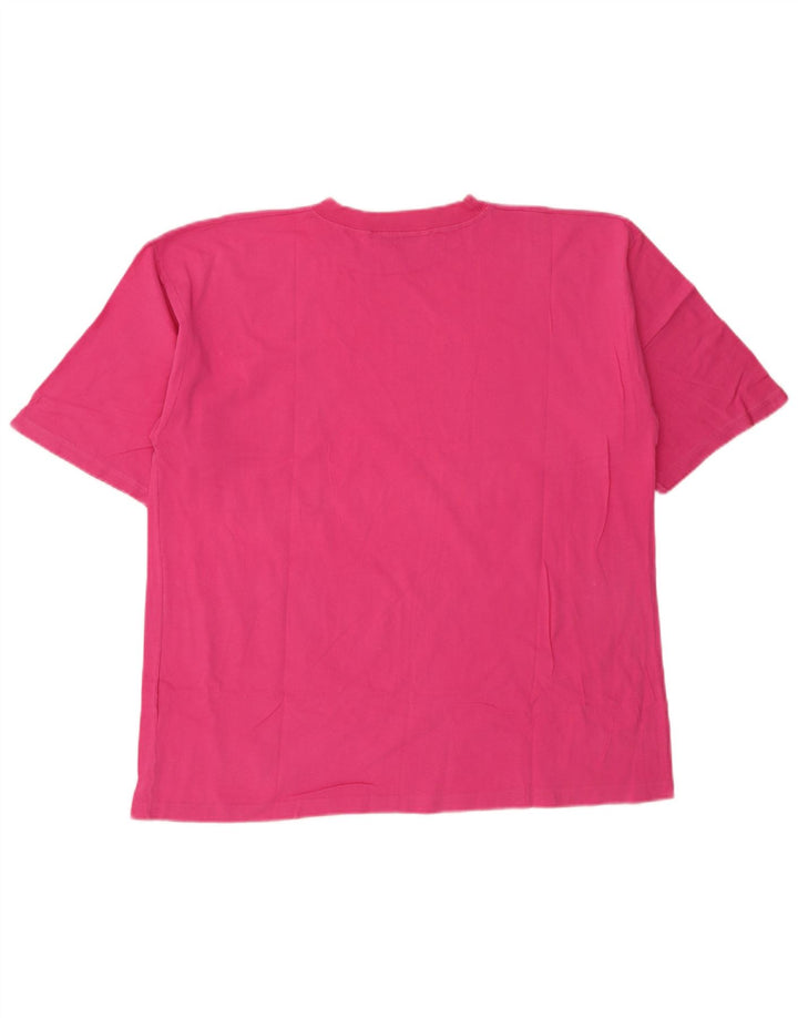 Camiseta feminina CONTE OF FLORENCE Top IT 48 XL algodão rosa