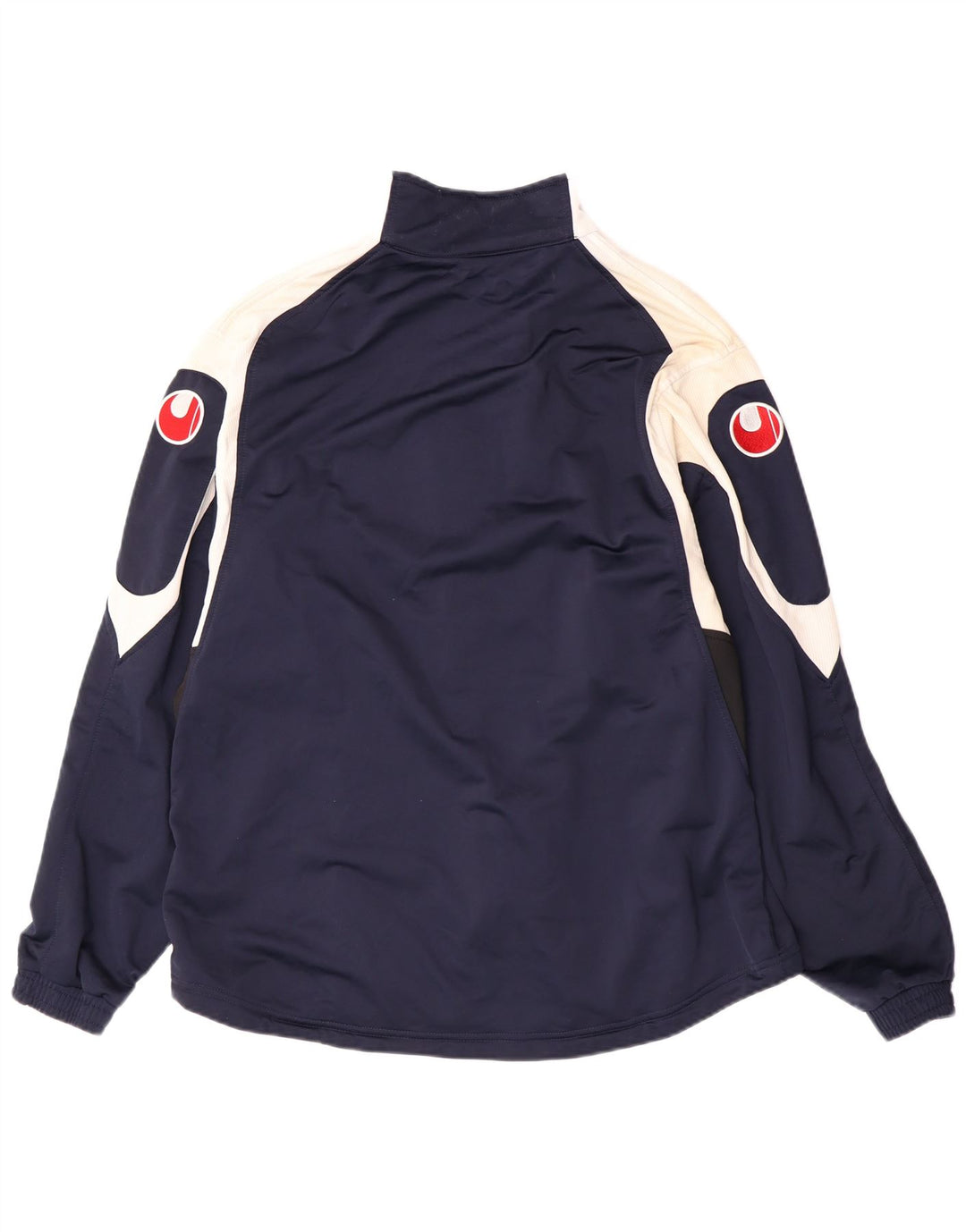 Jaqueta masculina de treino Uhlsport UK 38/40 poliéster azul marinho médio