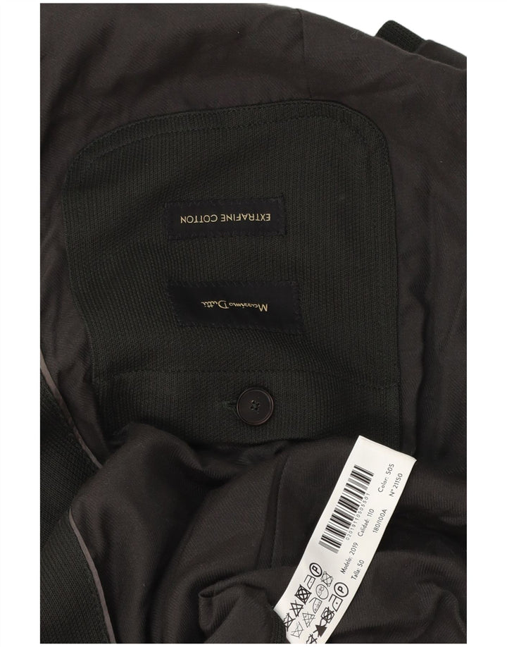 Jaqueta blazer masculina MASSIMO DUTTI com 3 botões IT 50 algodão cinza médio