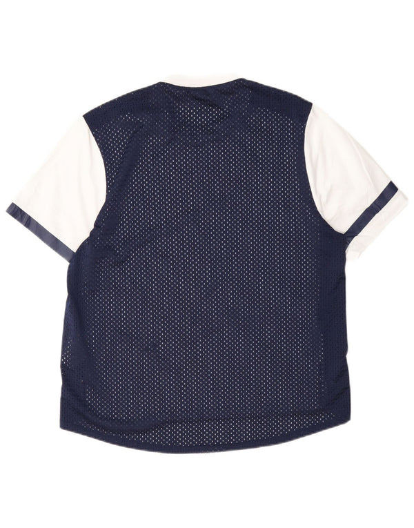 Camiseta feminina Fila Graphic UK 14 médio branco colorblock poliéster