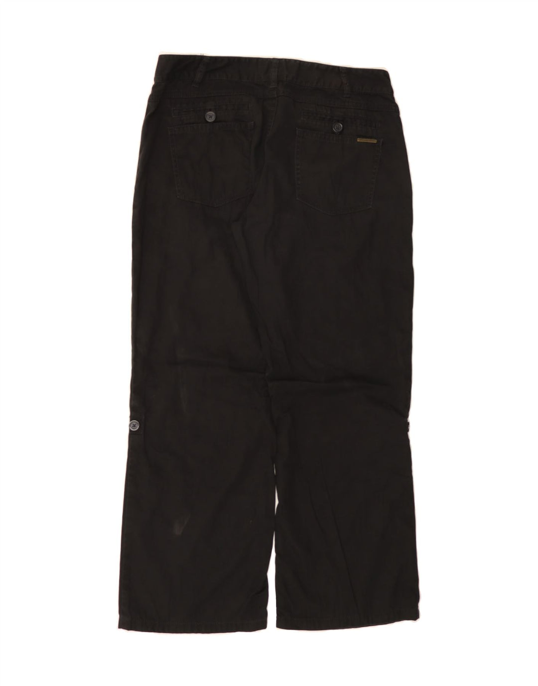 MICHAEL KORS Womens Straight Trousers US 12  Large W32 L28 Black Cotton Vintage Michael Kors and Second-Hand Michael Kors from Messina Hembry 