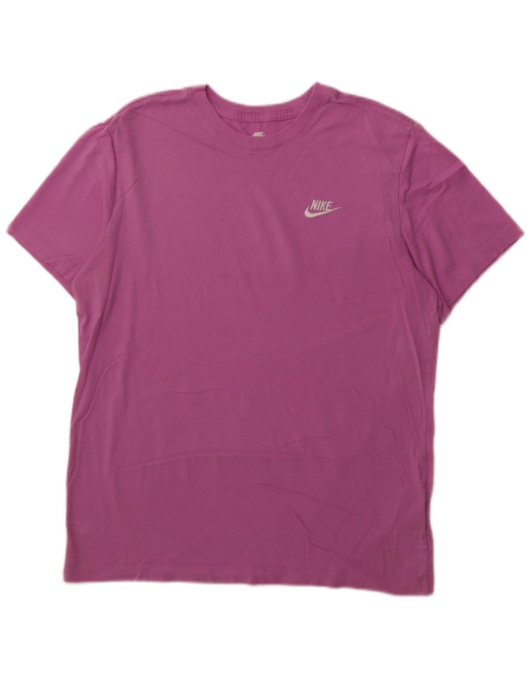 Camiseta masculina NIKE Top Médio Roxo Algodão