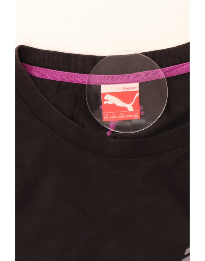Camiseta masculina gráfica Puma Top 2XL preta