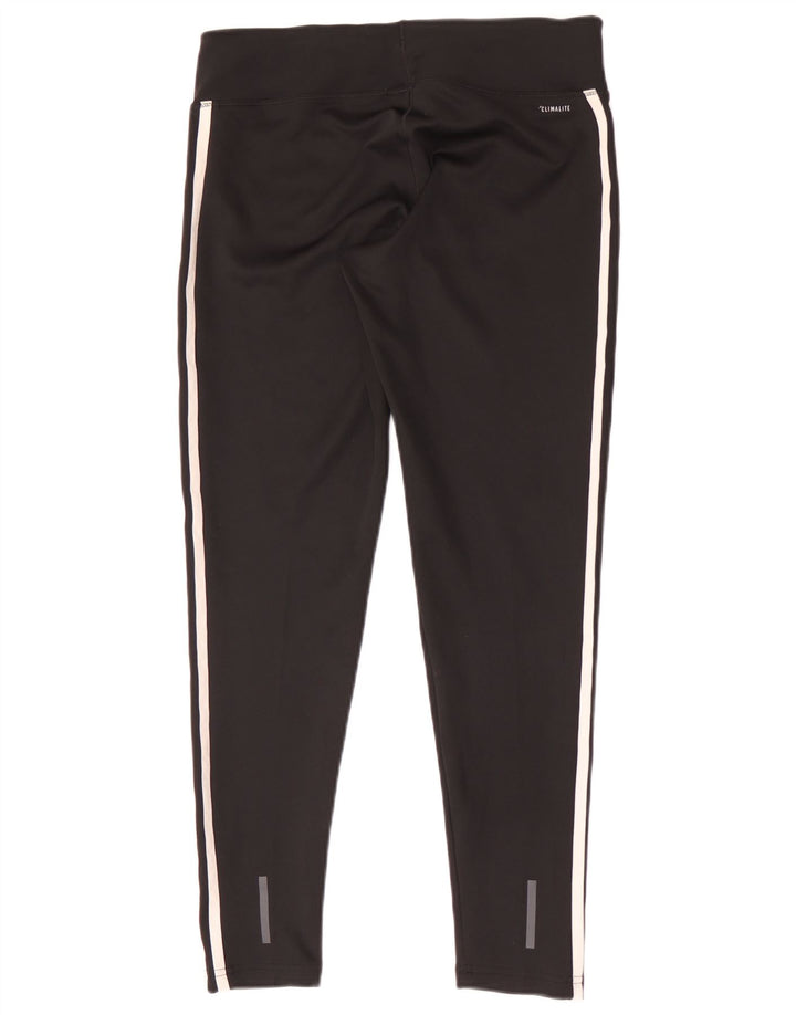 Adidas Womens Climalite Leggings UK 12/14 Médio Preto Poliéster