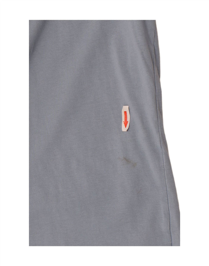 Puma Camiseta Masculina Graphic Top Pequeno Bloco Colorido Azul