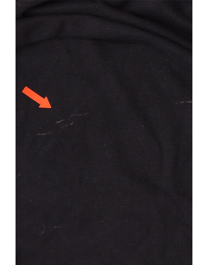 Camiseta masculina gráfica SUPERDRY Top médio algodão azul marinho