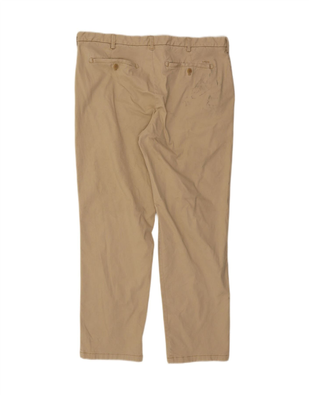 IZOD Mens Salt Water Straight Chino Trousers W40 L32 Beige Cotton Vintage Izod and Second-Hand Izod from Messina Hembry 