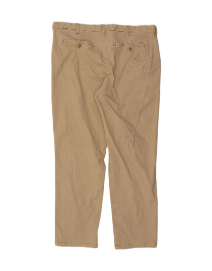 IZOD Mens Salt Water Straight Chino Trousers W40 L32 Beige Cotton Vintage Izod and Second-Hand Izod from Messina Hembry 