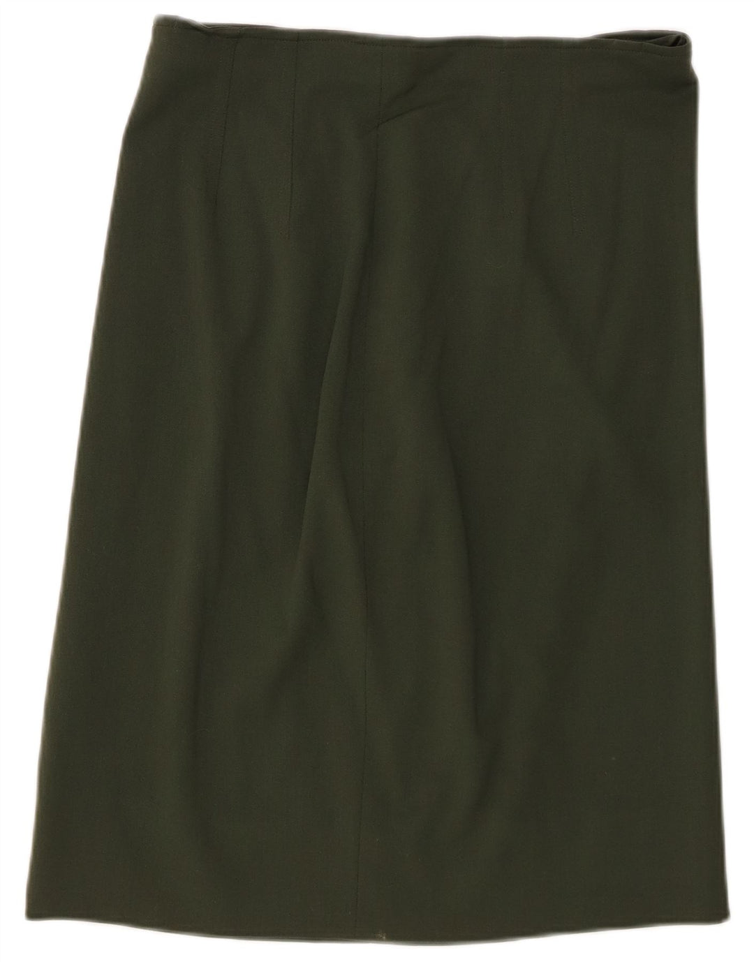 Saia reta feminina ICEBERG W30 lã cáqui média