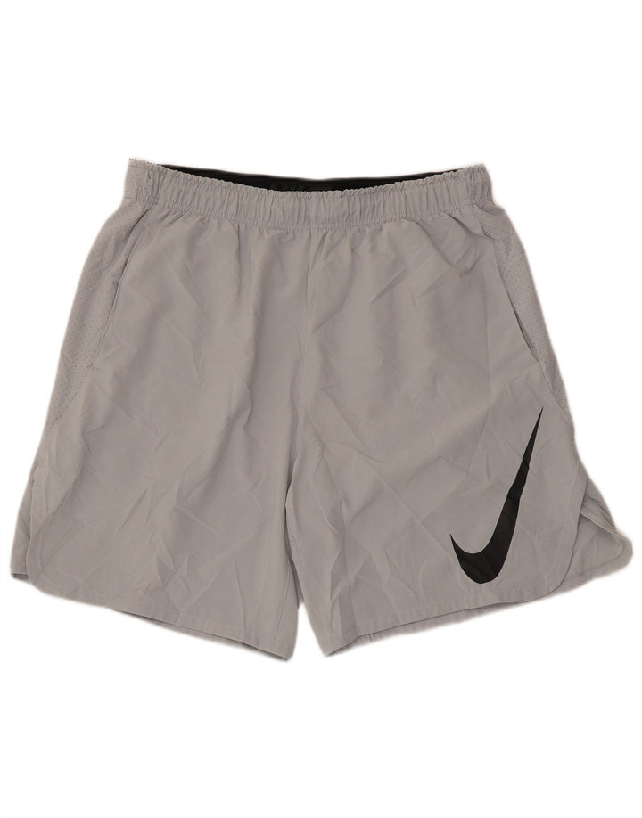 NIKE Masculino Dri Fit Graphic Sport Shorts XL Cinza Poliéster