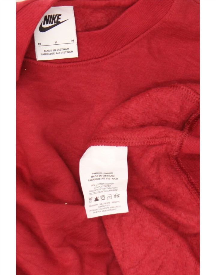 Nike moletom masculino jumper médio algodão vermelho