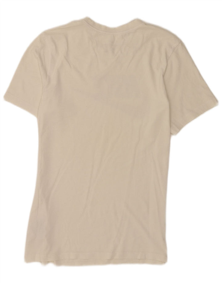 Camiseta Nike masculina gráfica top pequeno algodão branco