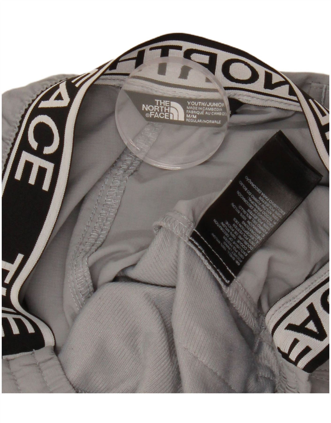 Calças cargo gráficas THE NORTH FACE para meninos 9-10 anos médio W24 L24 cinza