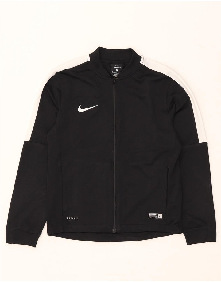Jaqueta Nike Boys Dri Fit Tracksuit Top 10-11 Anos Médio Preto Colourblock