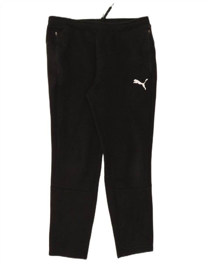 Calça de treino masculina PUMA grande algodão preto
