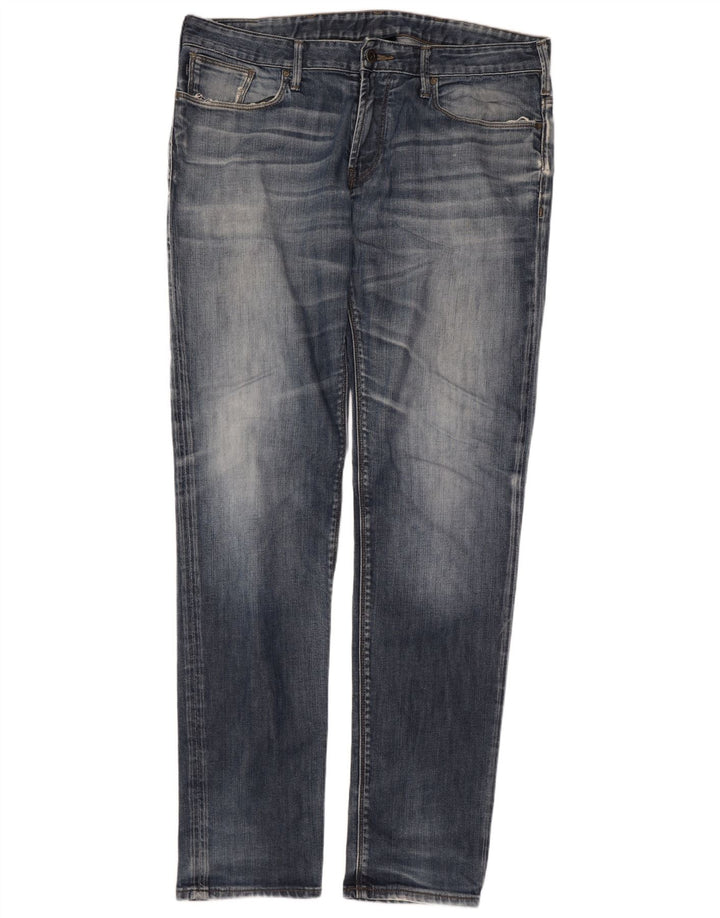 Calça Jeans Slim Feminina Armani W34 L34 Azul