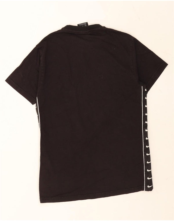 Camiseta Nike masculina gráfica Top médio algodão preto
