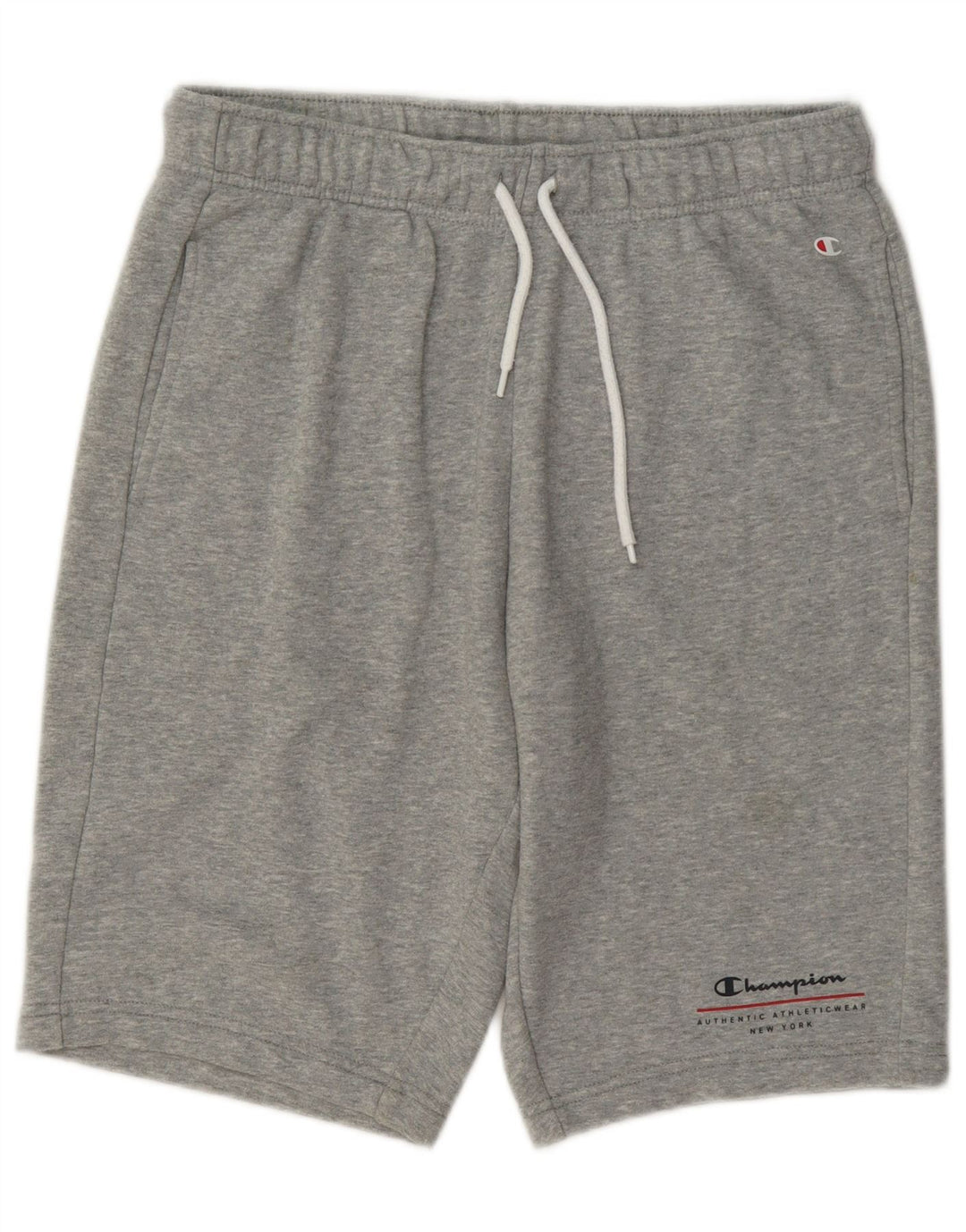Shorts esportivos masculinos Champion médio cinza manchado