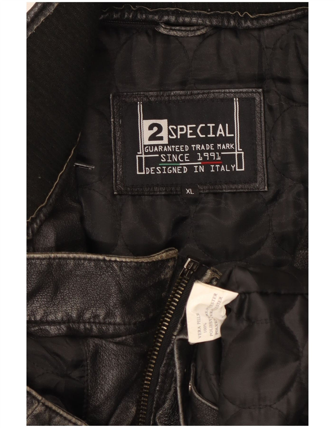 Jaqueta de couro vintage masculina para motociclista UK 42 XL couro preto
