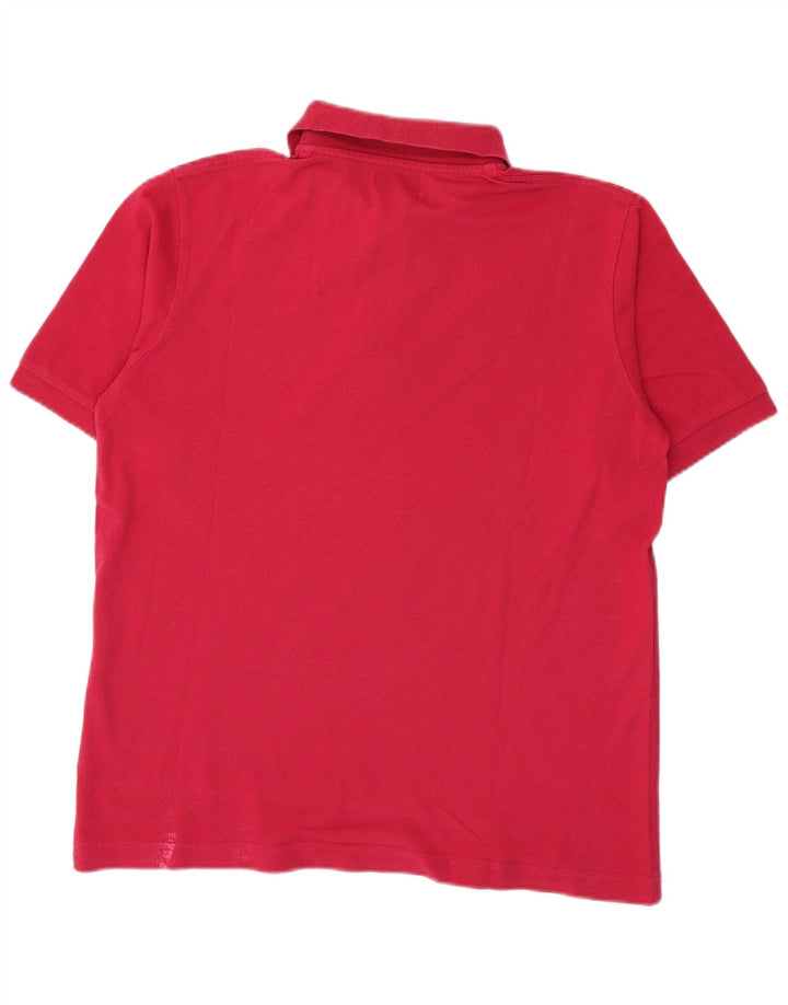 Camisa polo masculina Kappa grande algodão rosa