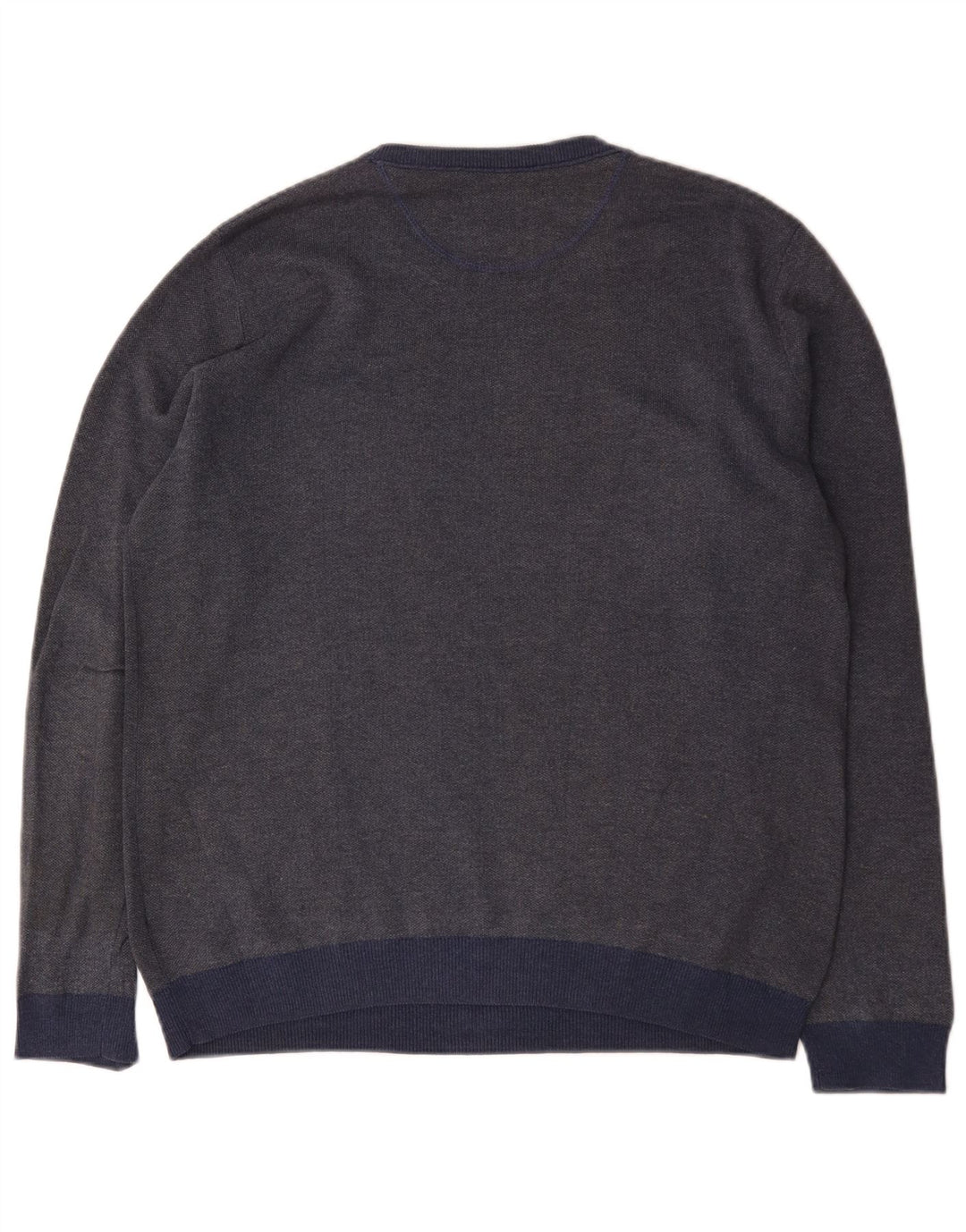 Moletom masculino White Stuff Jumper médio algodão azul marinho