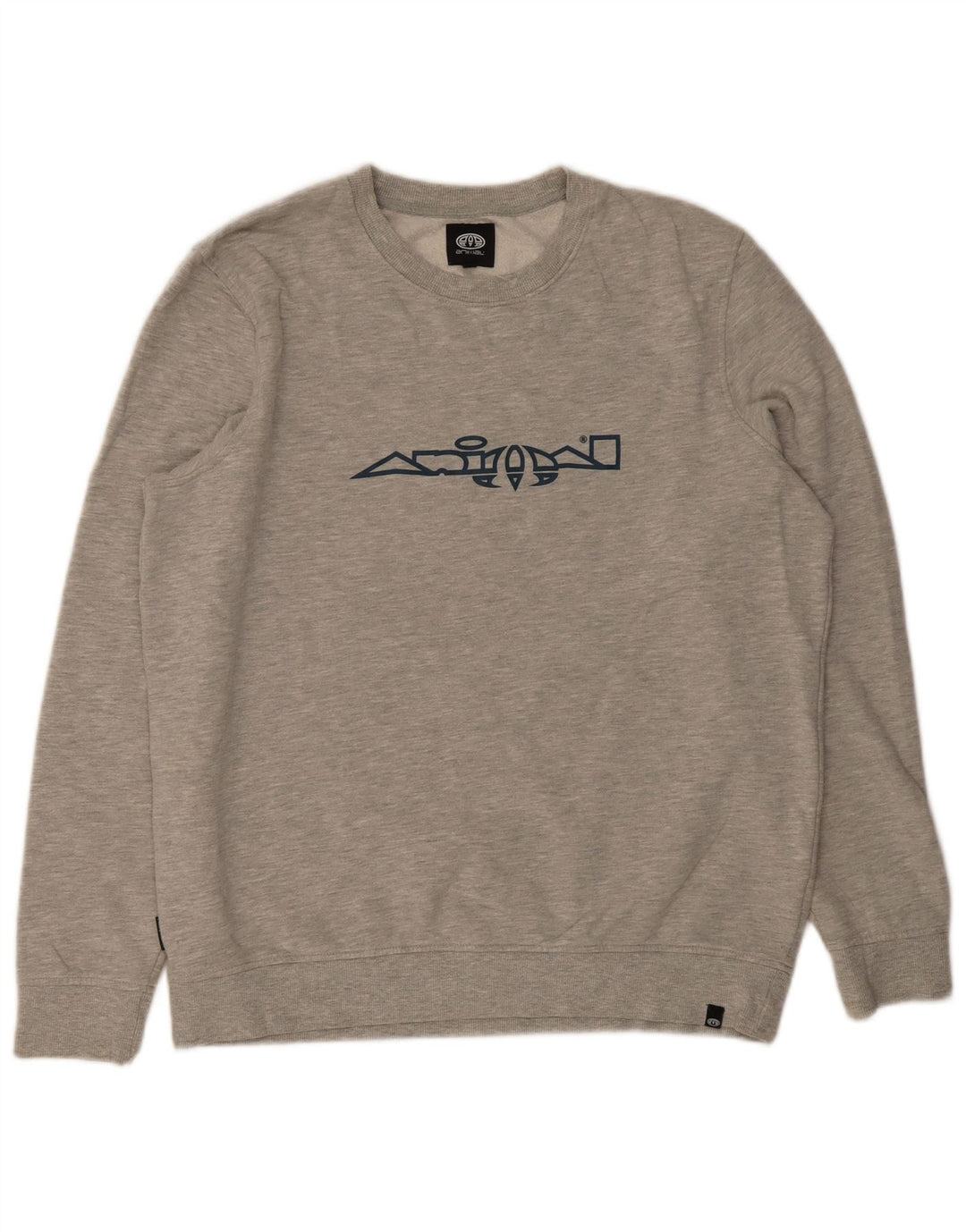 Animal Mens Graphic Moletom Jumper XL Algodão Cinza