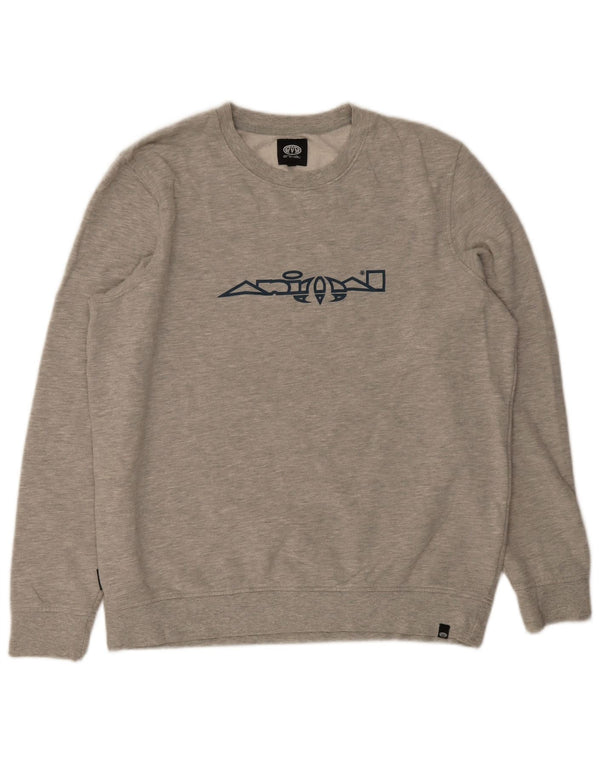 Animal Mens Graphic Moletom Jumper XL Algodão Cinza