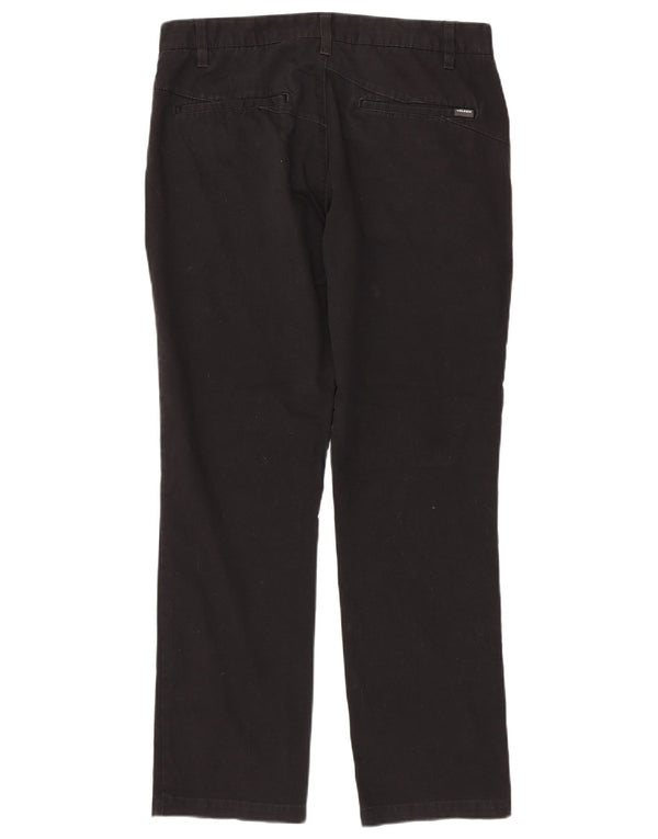 Calça Chino Reta Masculina Volcom W32 L30 Algodão Preto