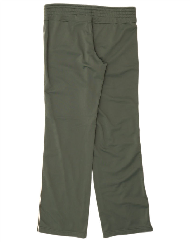 Calça de treino feminina Nike UK 8/10 pequena cáqui poliéster