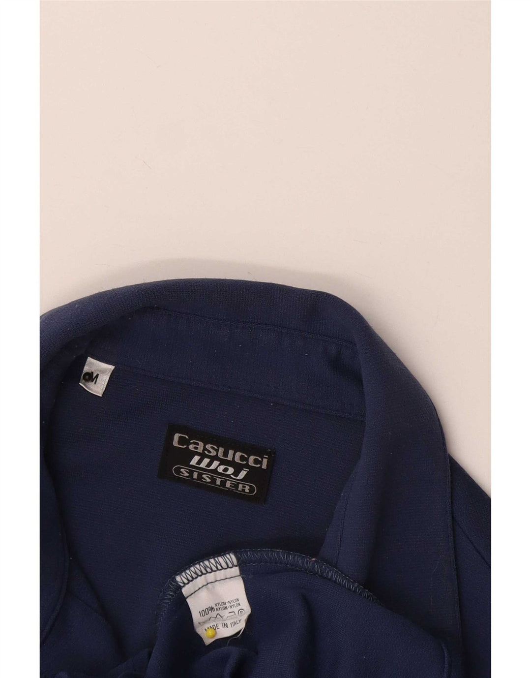Blusa feminina Casucci UK 12 médio azul marinho nylon