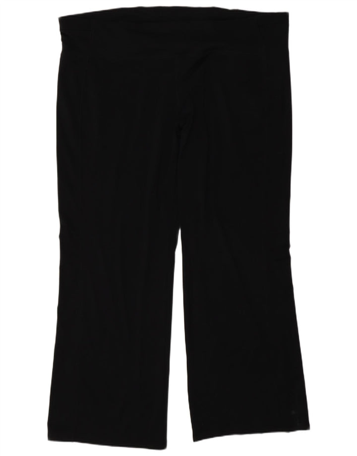 Calça de treino feminina Marks & Spencer UK 22 3XL poliéster preto