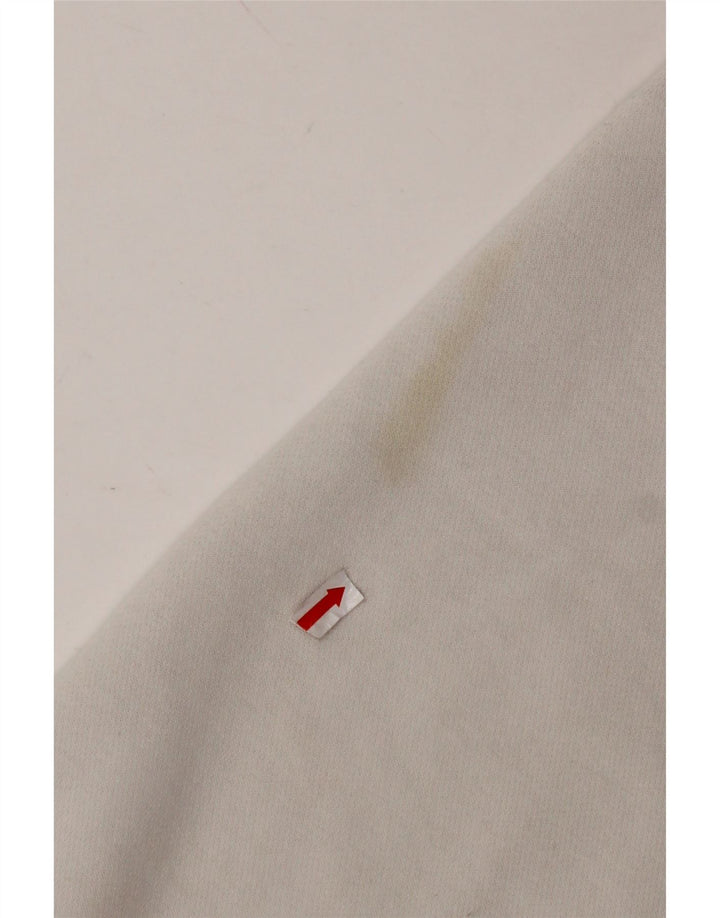 NIKE Mens Graphic Moletom Jumper Médio Cinza Algodão